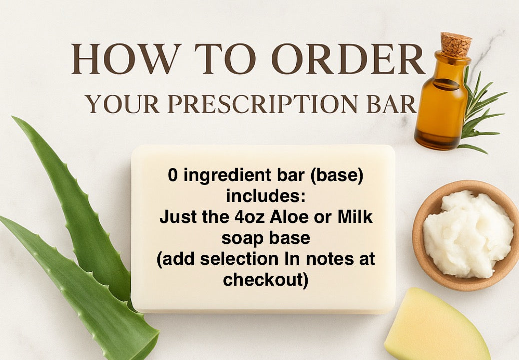 Prescription RX Bar Fully Customizable Soap Bar for Face and Body