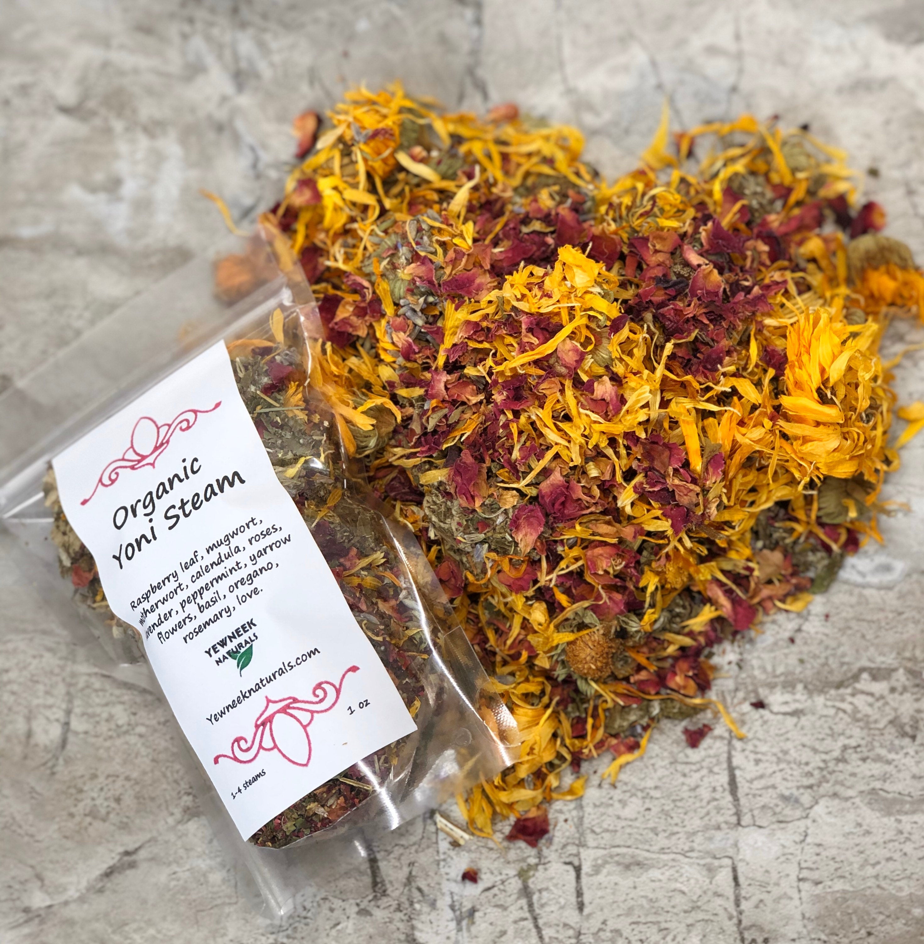 Yoni Steam Organic Steam Herbs Handmade with Fresh Yoni herbs Yoni oil combo available!